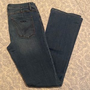 BEBE jeans, wide leg, size 30